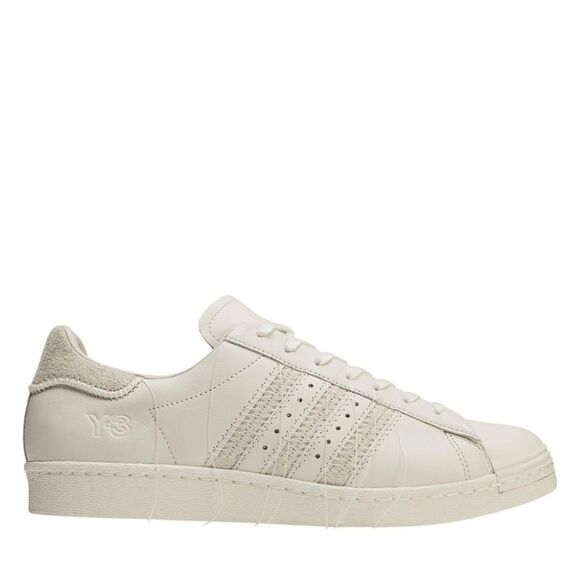 Y-3 Mens Superstar Suede Sneakers / Off White